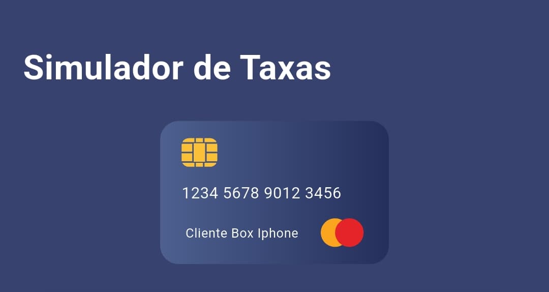 💸 Simulador de Taxas – Cálculo de Taxas para Vendas em Lojas de iPhones
